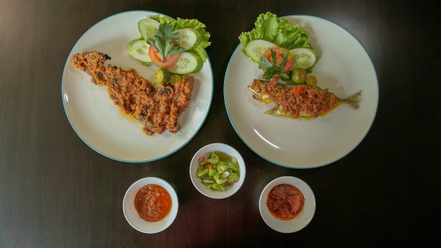 Menu hidangan bakar di Resto Sarang Oci Foto: Fauzan Dwi Anangga/ kumparan