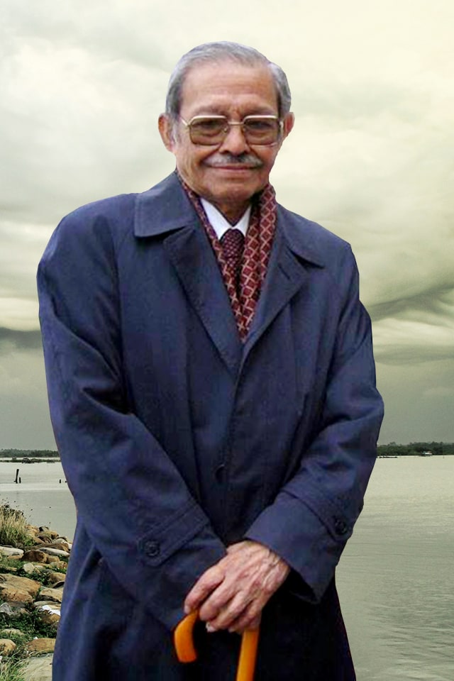 Tgk Hasan Muhammad Di Tiro, saat berada di Aceh setelah damai, foto diambil Februari 2010. Dok: pribadi