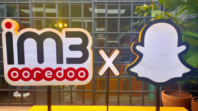 Kerja sama Indosat Ooredoo dan Snapchat. Foto: Astrid Rahadiani/kumparan