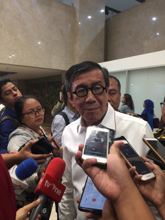 Menkumham Yasonna Laoly. Foto: Efira Tamara Thenu/kumparan