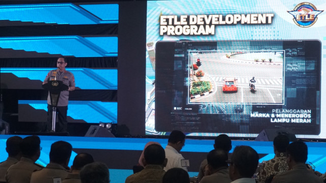 Kapolda Metro Jaya Irjen Pol Gatot Eddy Pramono di acara launching ETLE, Kamis (5/12/2019). Foto: Iqbal Firdaus/kumparan