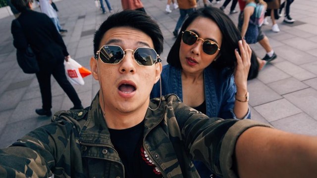 Marcell Darwin dan Nabila Faisal. Foto: Instagram @marcelldarwin