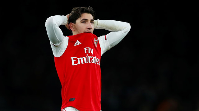 Bellerin speechless melihat performa Arsenal.  Foto: REUTERS/Eddie Keogh