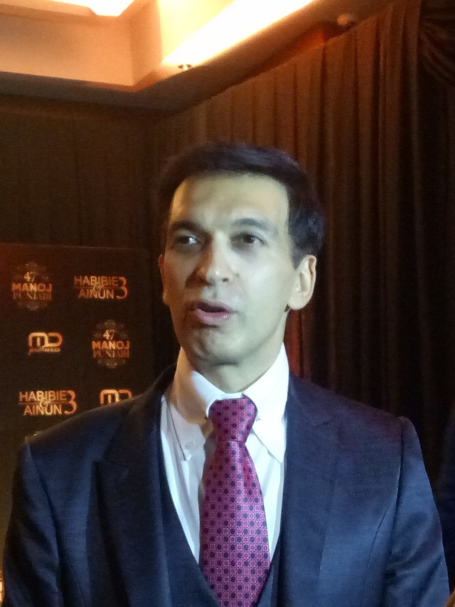 Manoj Punjabi ditemui di Djakarta Theatre, Jakarta Pusat, Sabtu (7/12). Foto: D.N Mustika Sari/kumparan