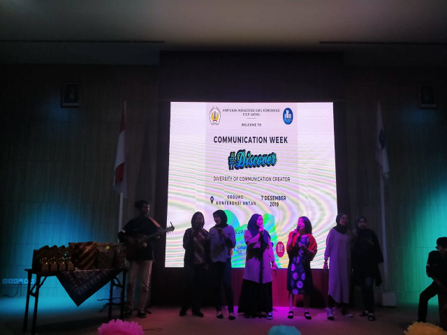 Himakom gelar event bertajuk Communication Week (Commweek). Foto: Lydia Salsabilla/Hi!Pontianak