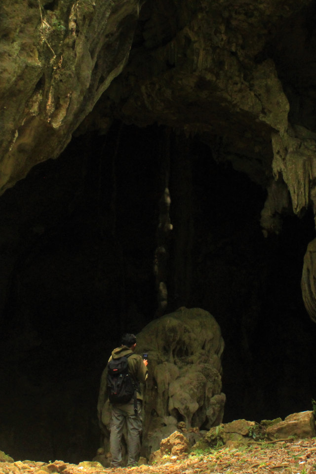 Mulut Goa tengkorak di Kolaka Utara, Sulawesi Tenggara. Foto: Lukman Budianto/kendarinesia.