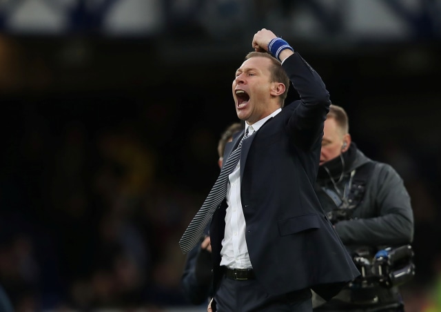 Duncan Ferguson, pelatih interim Everton. Foto: Action Images via Reuters/Molly Darlington