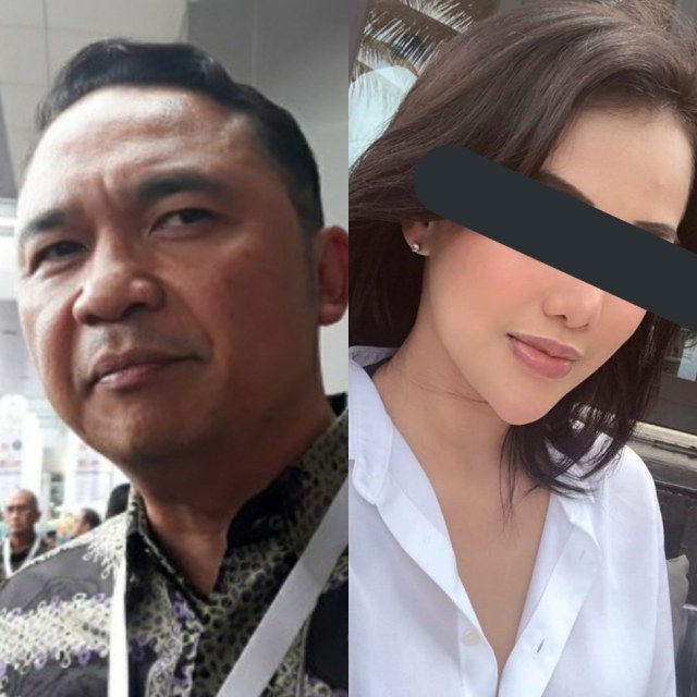  Ari Askhara eks Dirut Garuda dan terduga selirnya PN. (Foto: Ema Fitriyani/kumparan, Twitter @digeemboook)