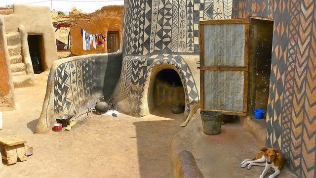 Foto: Rumah lumpur di Burkina Faso, Afrika
