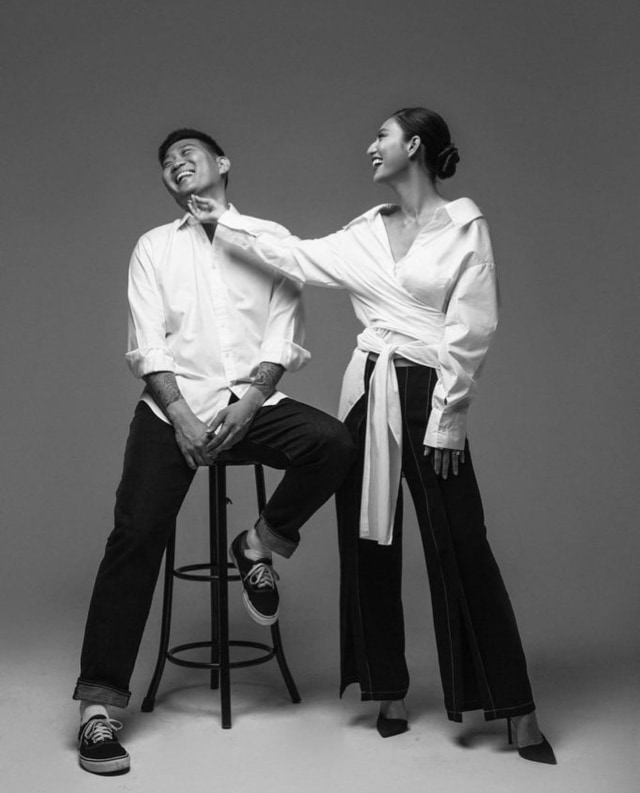 Nadia Saphira dan kekasihnya, Mikael Mirdad. Foto: Instagram/nadsap