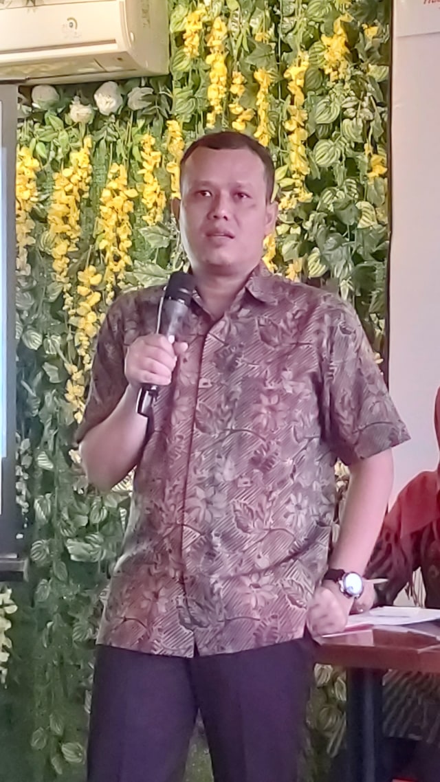 GM Pertamina MOR IV Jateng-DIY Iin Febrian saat konferensi pers kesiapan NATARU di Semarang. 
 Foto: Afiati Tsalitsati/Kumparan