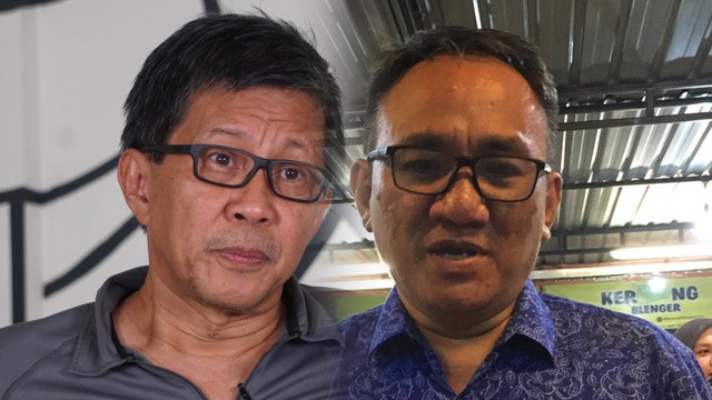 Rocky Gerung dan Andi Arief. Foto: Fitra Andrianto/kumparan dan Arfiansyah Panji Purnandaru/kumparan
