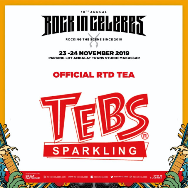 com-Tebs hadir di Rock In Celebes Makassar 2019 Foto: Dok. Fruit Tea 