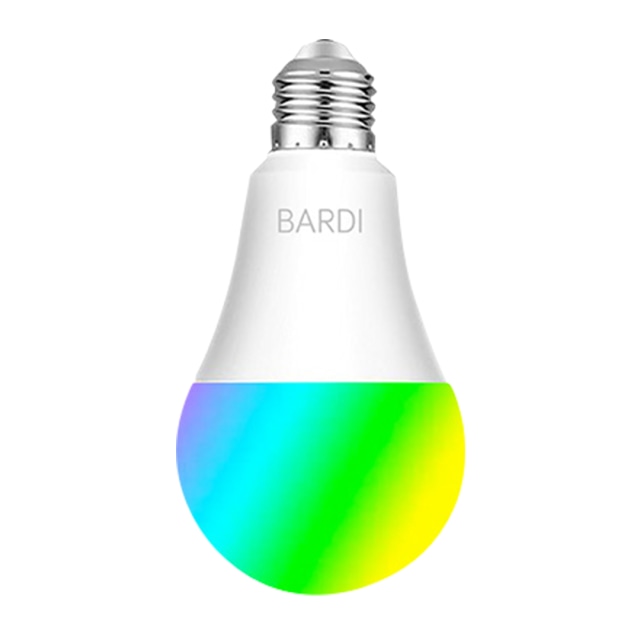 BARDI Smart LED Light Bulb RGB+ WW 9W Wifi Wireless IoT Home Automation