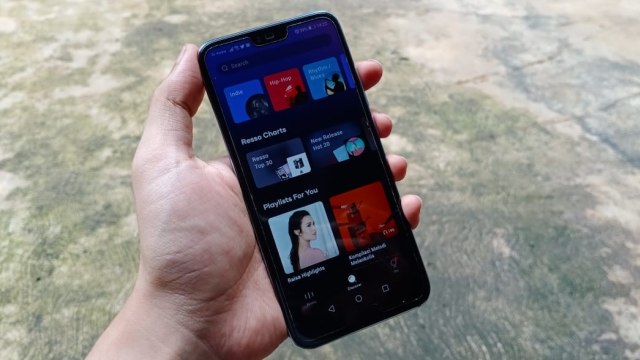 Resso, aplikasi streaming musik buatan induk Tik Tok. Foto: Muhammad Fikrie/kumparan