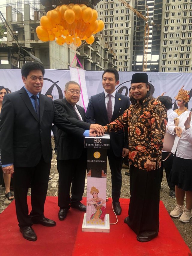 Suasana peresmian apartemen Syariah Indonesia LLC pimpinan Hartadinata Harianto di daan mogot, Jakarta Barat. Foto: Dok. Istimewa
