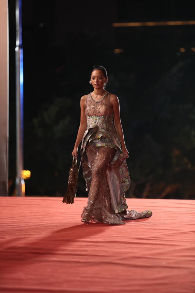 Asmara Abigail saat menghadiri Asian Stars: Up Next. Foto: Dok. IFFAM and Arman Febryan