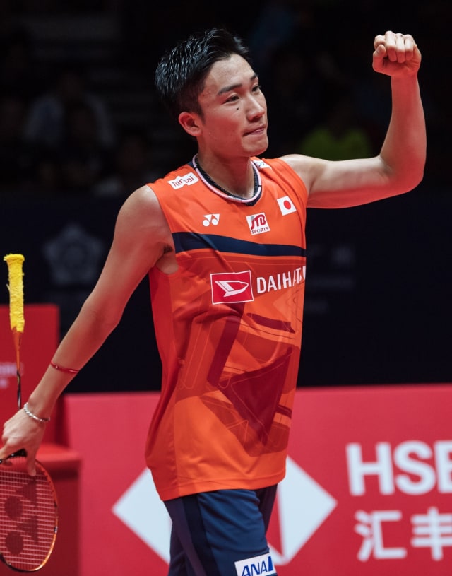 Kento Momota di BWF World Tour 2019. Foto: AFP/Stringer