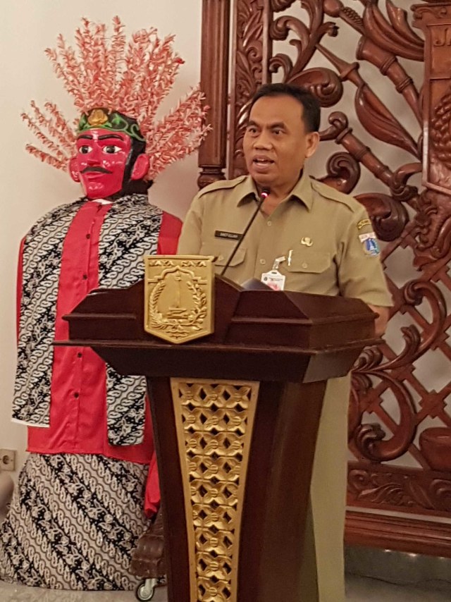 Saefullah di Balai Kota, Senin (16/12). Foto: Efira Tamara Thenu/kumparan