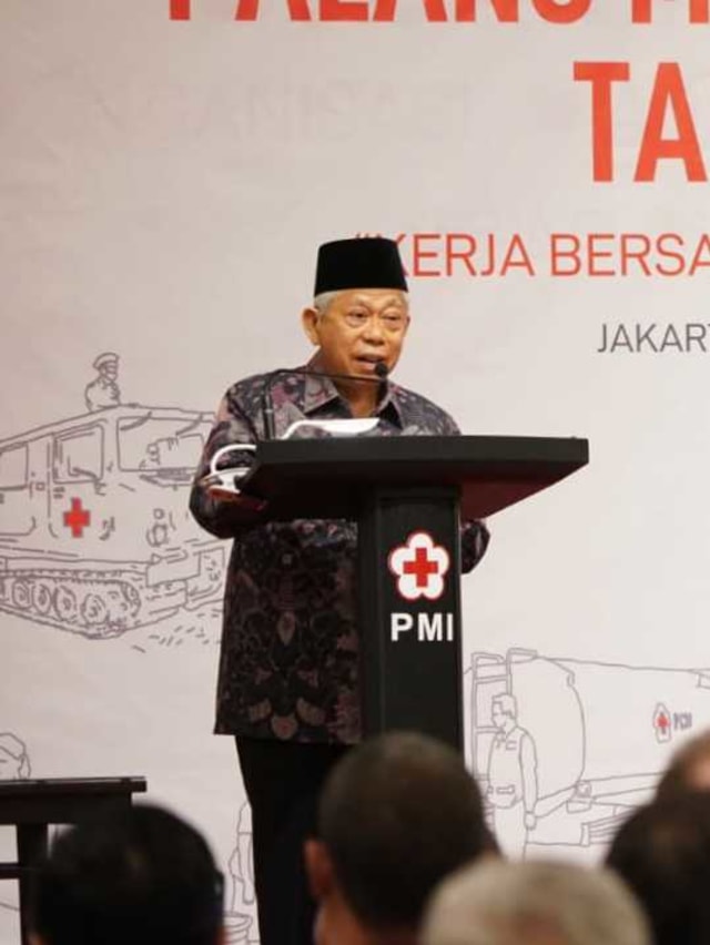 Wakil Presiden Ma'ruf Amin membuka Munas PMI Tahun 2019, Senin (16/12). Foto: Dok. Set Wapres