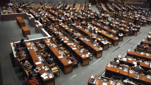 Rapat Paripurna penutupan masa sidang jelang Reses DPR, Selasa (17/12). Foto: Rafyq Panjaitan/kumparan 