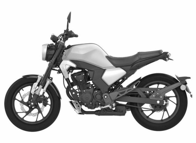 Gambar paten motor baru Honda Foto: dok. Bike Dekho