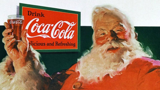 Foto: Iklan Sinterklas dengan Coca-cola 