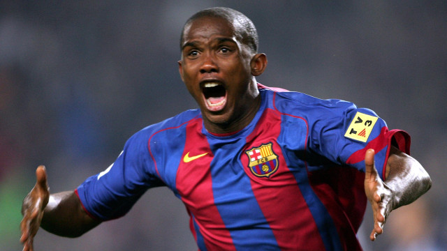 Samuel Eto'o pernah memperkuat Real Madrid dan Barcelona. Foto: AFP/Lluis Gene
