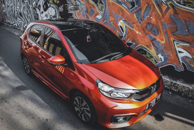 Tampilan eksterior Honda Brio RS Foto: Bangkit Jaya Putra