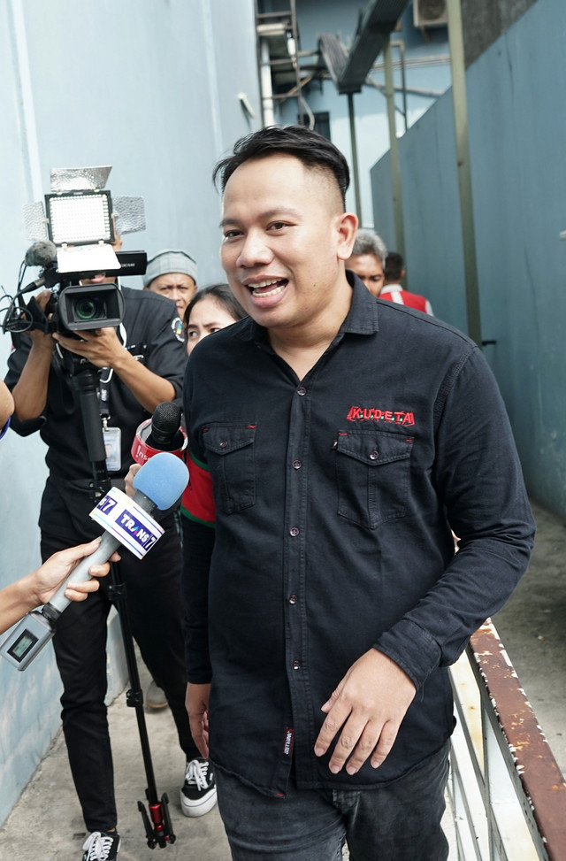 Vicky Prasetyo saat ditemui di kawasan Kapten Tendean, Jakarta, Kamis, (19/12/2019).
Foto: Ronny