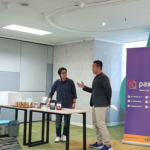 Tuti Mochtar di Ngopi Bareng Paxel Foto: Azalia Amadea/Kumparan