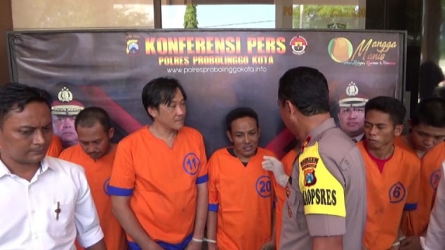 Akhir Tahun, Polres Probolinggo Kota Amankan 9 Preman