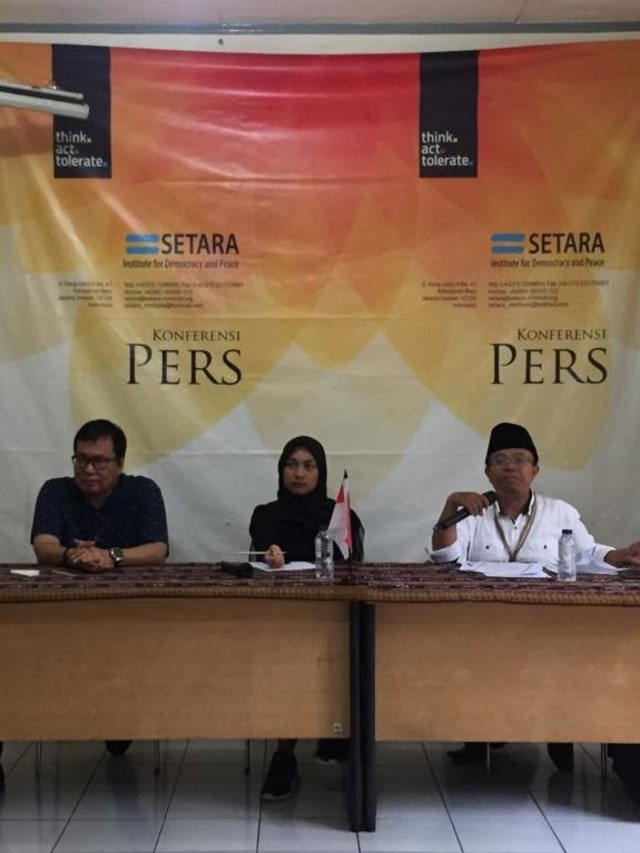 Diskusi di Setara Institute menyoal intoleransi menjelang Natal. Foto: Andesta Herli Wijaya/kumparan