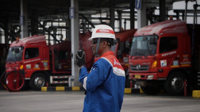 Terminal BBM Plumpang. Foto: Jamal Ramadhan/kumparan