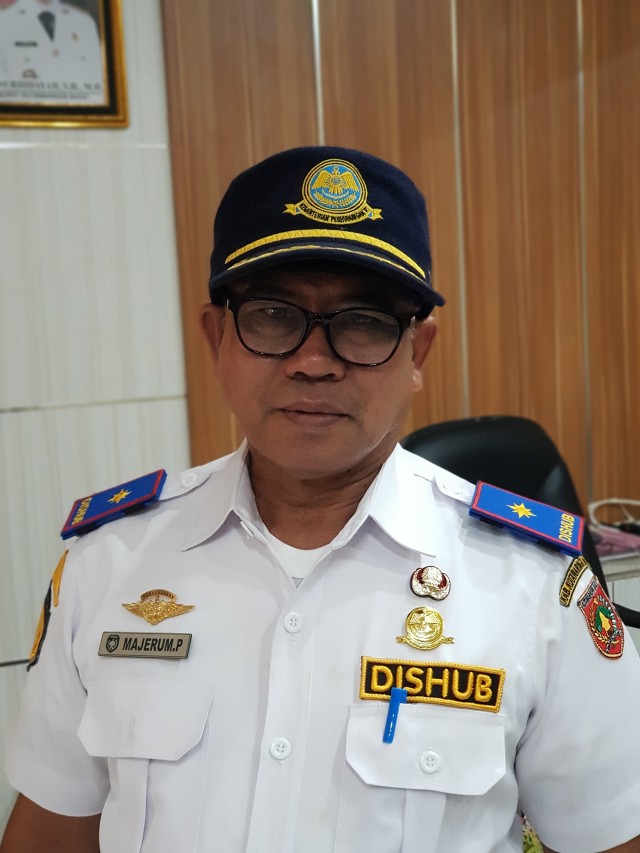 Plt Kepala Dishub Kobar Majerum Purni.