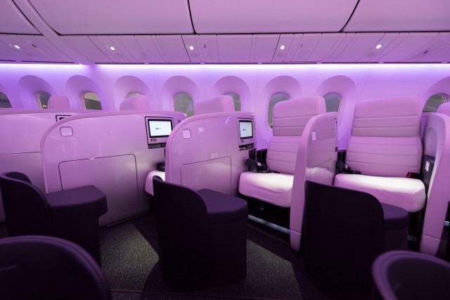 Ruangan Business Premier Class Foto: Dok. Air New Zealand