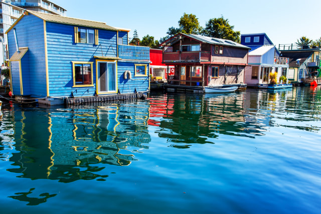 Ilustrasi rumah apung di Kanada Foto: Shutter Stock