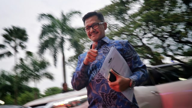 Ketua INACA Denon B Prawiraatmadja di Kemenko Perekonomian, Jakarta, Kamis (26/12).  Foto: Jamal Ramadhan/kumparan 