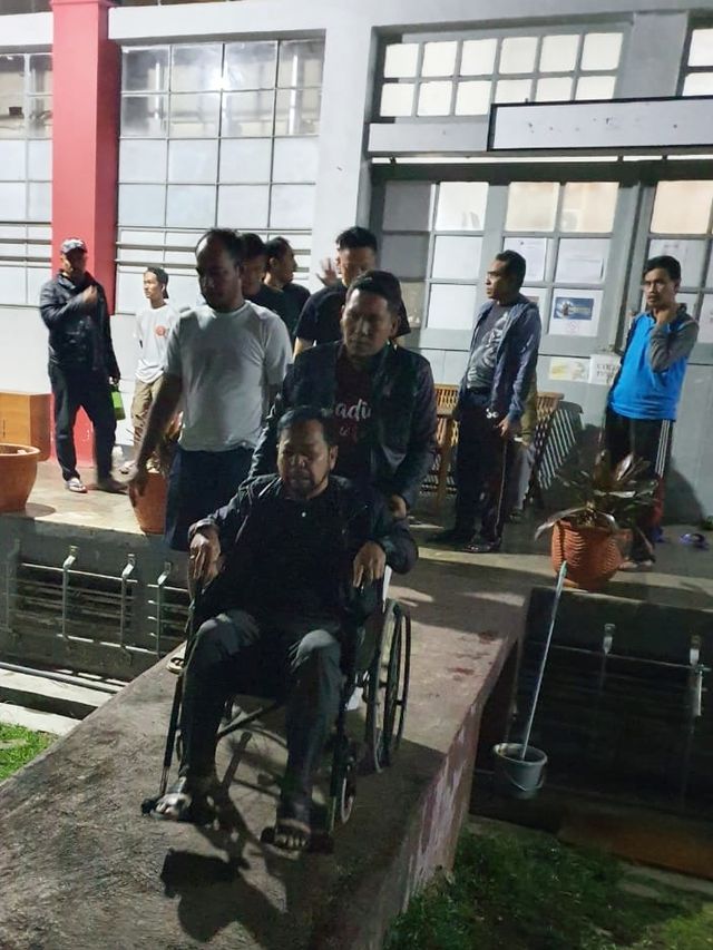 Setya Novanto saat dilarikan ke RSPAD Gatot Soebroto dari Lapas Sukamiskin. Foto: Dok. Kalapas Sukamiskin Abdul Karim
