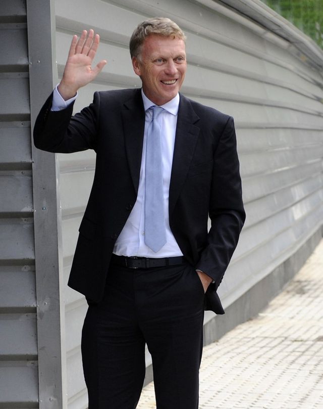 Pelatih West Ham United, David Moyes.  Foto: ANDER GILLENEA / AFP