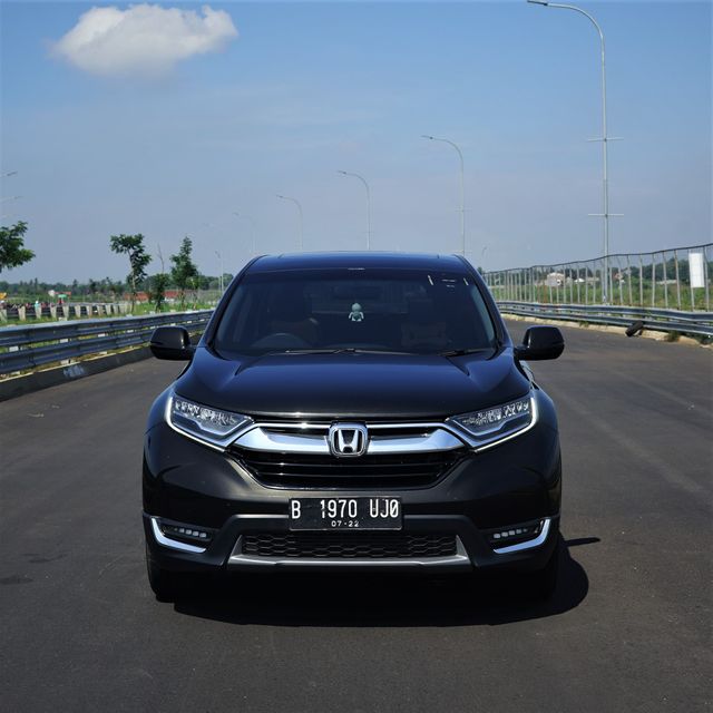 Tampilan depan All New Honda CR-V 1.5 Prestige Turbo Foto: Muhammad Ikbal