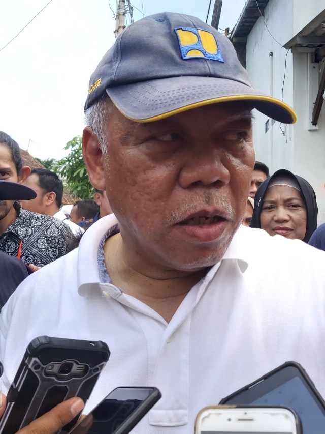 Menteri PUPR Basuki Hadimuljono di Semarang. Foto: Afiati Tsalitsati/kumparan