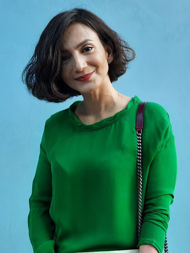 Wanda Hamidah di kawasan Kapten Tendean, Jakarta Selatan, Senin (30/12). Foto: Maria Gabrielle Putrinda/kumparan