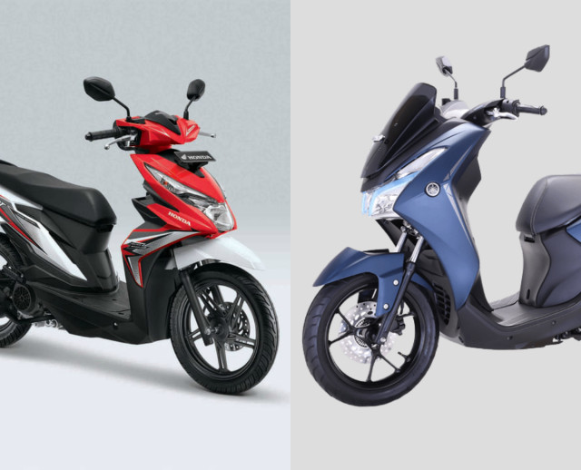 Komparasi Honda BeAT dan Yamaha Lexi Foto: dok. kumparan