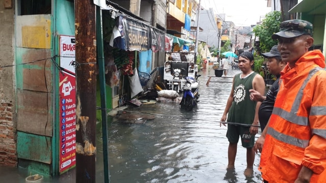 Lokasi remaja tewas tersetrum di Kemayoran, Jakarta, Rabu (1/1/2020). Foto: Dok. Lukman Azis/ACT