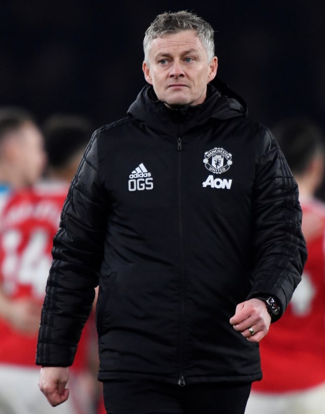 Ole Gunnar Solskjaer usai laga vs Arsenal. Foto: Reuters/Toby Melville