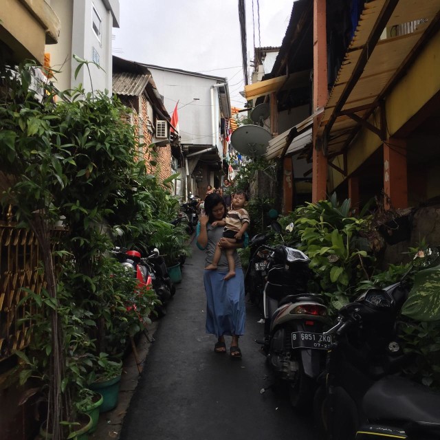 Kondisi di Kelurahan Mampang yang sudah surut dari banjir, Kamis (2/1). Foto: Muhammad Darisman/kumparan