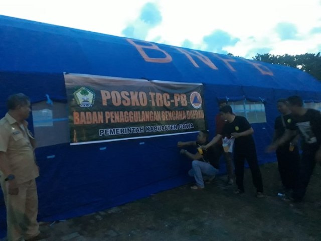 Gowa siapkan posko penanggulangan bencana, (Makassar Indeks/Fritz).