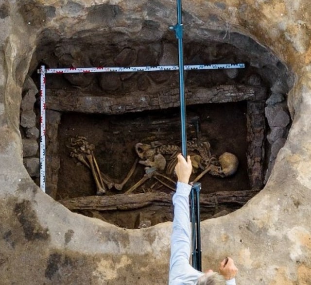Penemuan kerangka prajurit Skithia di Rusia. Foto: Jagiellonian University/Igor Pieńkos