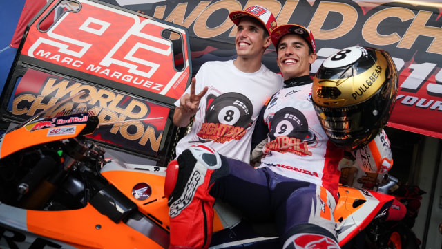 Alex Marquez dan Marc Marquez. Foto: Twitter: Alex Marquez
